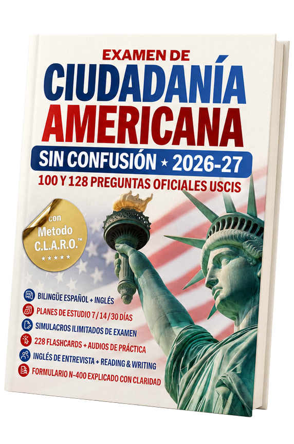 Portada del libro "Ciudadanía Americana Sin Confusión"